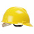 百舸  安全帽abs工地防砸透气高空工程施工抗冲击工业头盔 常规款 黄色 100个