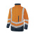 代尔塔 404010 荧光可视工作服3合1风雪衣款橙色+藏青色M码1件装