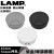 LAMP蓝普装饰收纳盒桌线孔盖穿线孔盖孔洞设备盖45/55孔 45mm孔用黑色