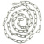 短云 304不锈钢链条 防盗链锁链长环铁链金属链条  直径6mm长10米