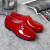 安至防护 D335 耐磨雨鞋男士浅口水鞋雨靴水靴防滑防水塑胶套鞋劳保胶鞋  红色 40