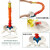 钢骑士 人体脊柱模型 成人正骨练习1:1脊椎模型颈椎腰椎人体骨骼模型骨架 85CM挂式骨盆+骨股+彩色区分 