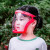 牛享（niuxiang）防护面罩儿童成人款高透明防风雾防尘防水面罩防飞溅骑行面罩 防护面罩【儿童款-黑色】