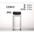 透明高硼硅玻璃样品瓶试剂瓶实验分装瓶耐腐蚀耐高温瓶广口密封瓶 透明110ml+四氟垫