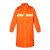 征战虎 反光雨衣环卫户外工地雨披长款连帽执勤巡逻雨衣 ZKR365 橙色 2XL/180