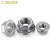 嘉耐特（JNT）304不锈钢法兰螺母 六角防滑螺帽 防松螺母 M6 [10个]304材质