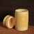 竹茶叶罐竹茶叶筒茶叶罐带盖竹雕茶叶罐竹制品竹工艺品 细牙螺口外径8-9厘米高13厘米