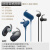 尚天 适用索尼MDR-XB50BS耳撑耳塞套SP510耳翼硅胶耳帽XB510AS耳机配件 耳套-透明灰 特小1对
