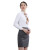 中神盾 V-101女式长袖衬衫修身职业商务免烫衬衣 白色超细斜(1-9件) 39 2XL 3天
