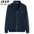 吉普（JEEP）卫衣男春秋新款开衫外套男士夹克商务休闲运动立领上衣服 2012灰色 M