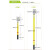 致跃 10KV-500KV高压接地线接地棒电站配电房平口螺旋夹子 升级款4节6米