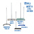 实验室大号中号小号铁架台机械搅拌器半圆支架钢化玻璃大理石滴定台烧杯瓶夹冷凝管夹双顶丝蝴蝶夹铁单三环 铁单环(小)