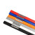 橙央 u型骨架密封条机械锋利钣金防割手护口条橡胶复合包边滑板装 黑色宽8高14mm卡1.5-4mm