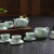 恒福功夫茶具青瓷陶瓷茶具套装家用客厅喝茶礼盒哥窑古意茶组套装