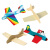 国庆节手工制作飞机幼儿园儿童DIY白模填色手绘木质 国庆阅兵彩绘 1架小号原木飞机 购买8个