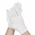 易美丽诺 LK3092白色礼仪手套棉手套防护耐磨薄款透气质检表演手套 加厚款 单双