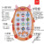西克里婴儿牙胶可咬宝宝仿1真手机玩具早教故事机可充电儿童音乐电话机 可爱小牛(白色)玩具手机-H56