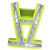 立采  反光背心 V型 荧光黄绿 PVC晶格荧光背心交通施工地安全防护马甲路政新交规 10件起售 1件价