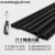 PVC细管子塑料纯黑色小管子硬管圆管细硬管小水管小口径空心线管 内径mX外径6mm1米长