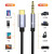 毕亚兹 Type-c转3.5mm音频线  aux车用车载音频转接线 通用华为小米手机转换线  一分二 Type-C转3.5mm音频转接线 0.5米