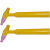 TIG/QQ-150氩弧焊枪瓷嘴瓦咀钨针夹钨极铜夹尾导流件枪头配件 紫铜钨针夹2.4X36mm20只