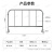 守卫神 铁马护栏移动式围挡 临时施工围栏 市政道路施工护栏 公路隔离安全排队护栏 不锈钢30外管