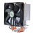 元族AVC散热器6铜管静CPU风扇1155AMD1200 1700X79X99 2011装机 12厘米6管4线无灯双风扇 80
