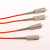 利合光电(LHG)光纤跳线SC-SC多模双芯千兆50/125收发器熔接尾纤 IDC机房延长线 3米