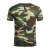 ARMANI EXCHANGE阿玛尼奢侈品男士迷彩风圆领短袖T恤 3GZTLA-ZJH4Z GREENCAMO-4841 M
