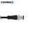 康睿得（CONTRINEX）2米M12 3极双键槽插头直头PUR电缆线/线缆S13-3FUG-020