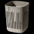家用垃圾桶镂空创意客厅卧室厨房卫生间ins风办公室废纸篓简约风 镂空灰色