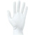 白手套纯棉薄款工作礼仪文玩劳保加厚耐磨防滑防护作业尼龙线手套 防静电点胶手套（1双）