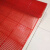 镂空pvc塑胶垫透水六角地垫卫生间游泳池淋浴室厨房室外防滑地胶 红色水晶六角 1.2米宽15米长整卷