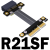 PCI-E x4 转x1延長线转接加长线 4x PCIe3.0定制加长 R21SR 35cm