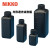 NIKKO试剂瓶塑料瓶样品瓶HDPE瓶圆形方形黑色遮光防漏50-2000ml 500ml	方形广口带刻度