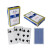 首卫者 掼蛋专用扑克牌 比赛专用 黑芯纸双面布纹 60X97mm 蓝色(十副) 可定制