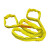 起重圆形吊带绳 工业起重柔性吊装带国标双扣环圆形吊车吊带5吨3 双扣5吨2米