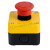 施耐德电气急停按钮盒XALJ01C一常闭孔径22mm防水紧急电闸保护外壳 XALJ01C+ZB2BZ1605C 急停按钮盒防