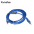 (RunesKee) USB2.0打印机数据线高速方口连接转接线 A公对B公 带屏蔽磁环 透明蓝 0.5米