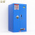 金兽安全柜GA双锁款GC2852危险品储存柜实验柜蓝色60加仑