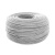 润宏工品 透明镀锌包塑钢丝绳 起重钢丝绳 抗拉晾衣绳 3.0mm+8个卡扣 一盘（100米价） 
