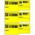 兄弟（brother）TD-9040-150Y 黄色标签纸 90X40mm光路标签/末梢皮缆标签/刀型标签 150张/卷（预印/空白）