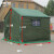 施工帐篷工程工地工民用住人户外防风防雨帆布应急指挥救援  加强款3*4米