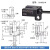 定制槽型限位光电开关EESX951W950952R953954PR红外位置感应传感 EESX954R带保护 输出NPN 一米线