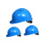 代尔塔安全帽102009工地建筑防砸抗冲击有透气孔蓝色 1顶装