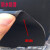 夹布橡胶板5mm抗磨加布胶板减震夹布黑胶皮耐油绝缘加线胶皮垫 5mm整卷*宽度1米（长5.5米左右