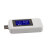 定制双USB电流电压表功率测试仪尾插检测器数显手机平板充电安全 红蓝双显+双USB 范围3-9V/0-3A