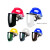 希凡里电焊面罩安全帽式支架面屏防护冲击头戴式焊帽工专用烧氩弧焊接 红色安全帽+支架+茶屏