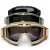 适用户外沙漠战术风镜CS眼镜护目镜军迷防风防雾防摔装备挡风镜 黑色