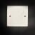 定制86线盒盖板PVC线盒白板盖白盖板工程款暗盒保护盖接线盒空白面板 白色86线盒方形盖板50个